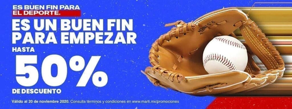 El Buen Fin 2020 en Marti: 2x1 en Adidas, Reebok, Nike y más ofertas
