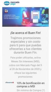 Mercado Pago Buen Fin 2020: Promociones con Banamex, BBVA, Santander, Banorte y HSBC