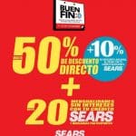Ofertas Sears Buen Fin 2020: Hasta 50% de descuento + 10% adicional