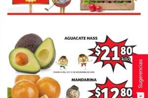 Folleto Soriana Mercado frutas y verduras del 10 al 12 de noviembre 2020