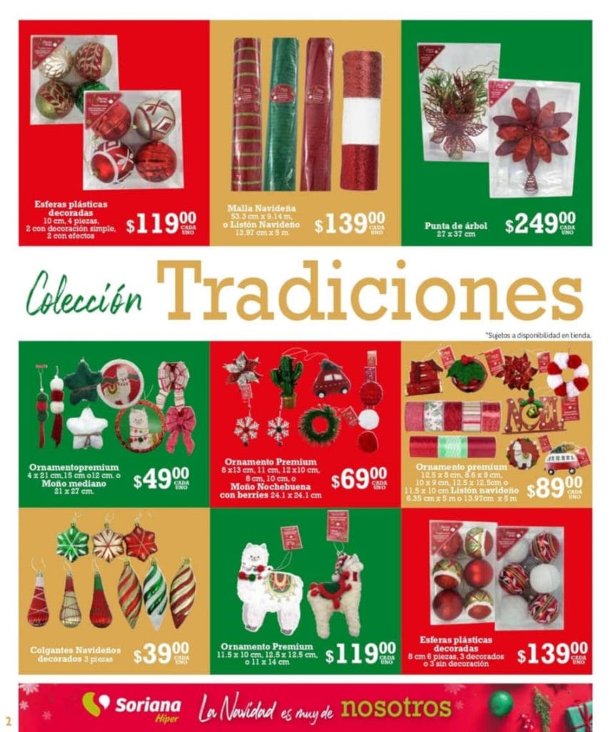 Folleto Soriana ofertas navidad del 2 Noviembre al 31 de diciembre 2020 2