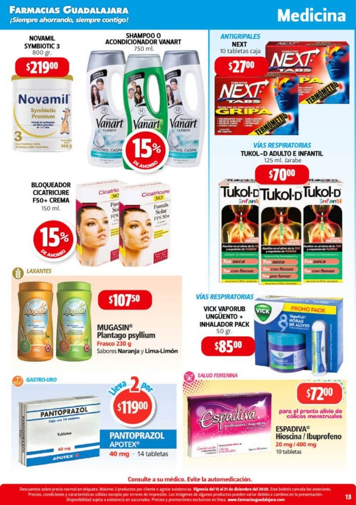 Folleto Farmacias Guadalajara del 15 al 31 de diciembre 2020 27