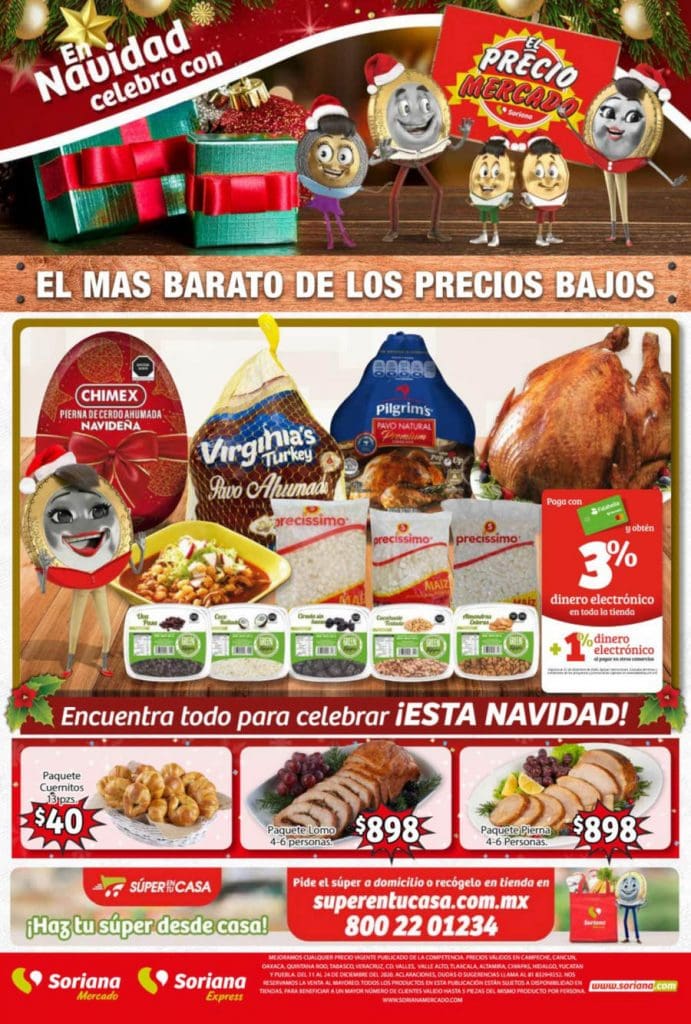 Folleto Soriana Mercado Navidad del 11 al 24 de de diciembre 2020 1