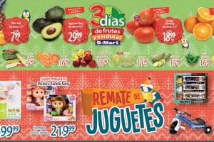 Folleto S-Mart frutas y verduras del 15 al 17 de diciembre 2020