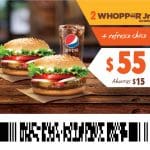 Cupones Burger King del 13 al 24 de enero de 2021