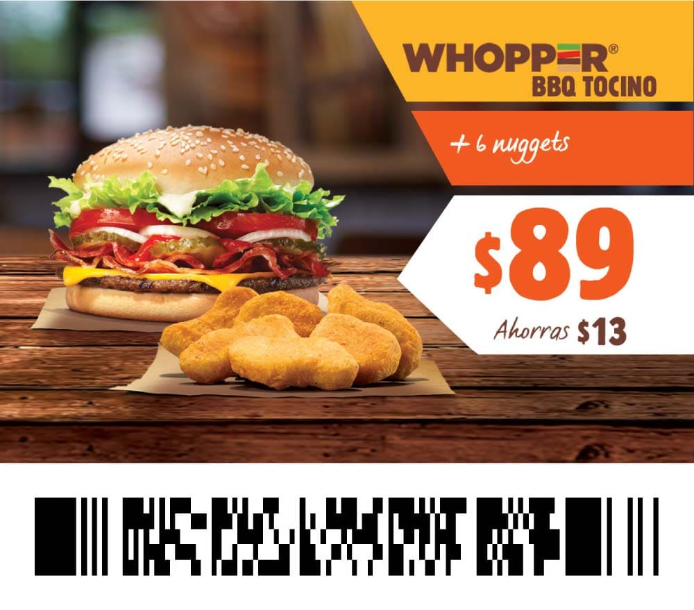 Cupones Burger King del 13 al 24 de enero de 2021 4