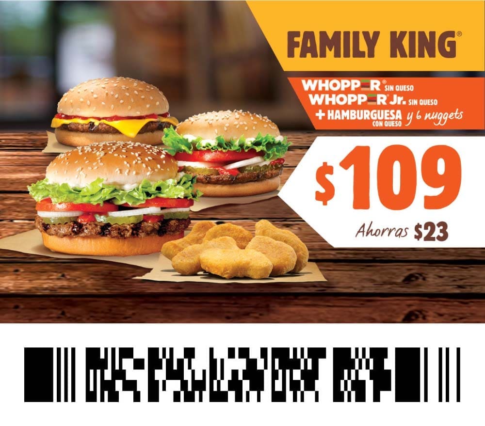 Cupones Burger King del 13 al 24 de enero de 2021 6