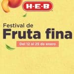 HEB - Folleto festival de Fruta Fina del 12 al 25 de enero 2021