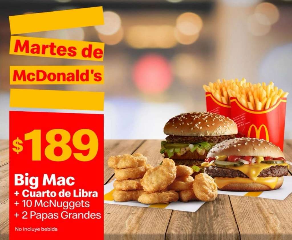 Cupones Martes de McDonalds 26 de Enero de 2021 2