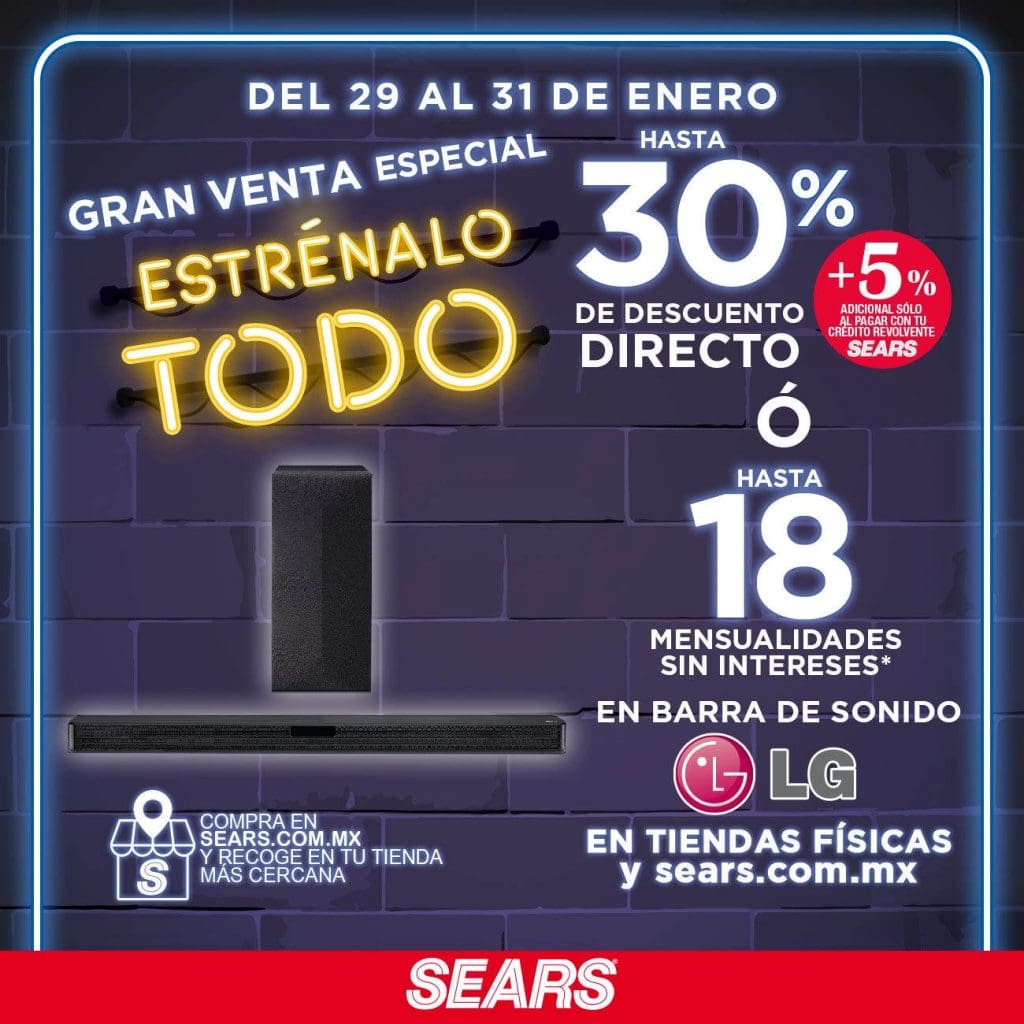 Venta Nocturna Sears Estrénalo Todo 2021: hasta 50% de descuento 32
