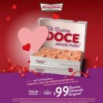 Promoción de San Valentín Krispy Kreme Docena de Donas Glaseada a $99