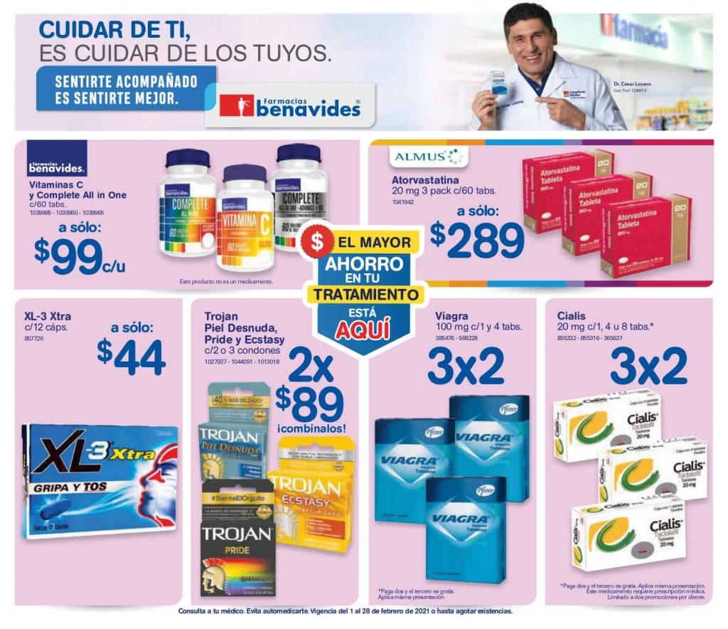 Farmacias Benavides: Folleto de ofertas febrero de 2021 1
