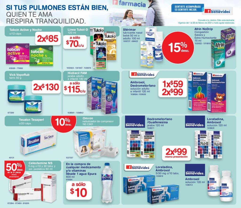 Farmacias Benavides: Folleto de ofertas febrero de 2021 2