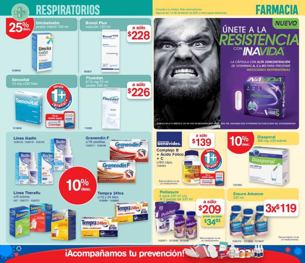 Farmacias Benavides: Folleto de ofertas febrero de 2021 4