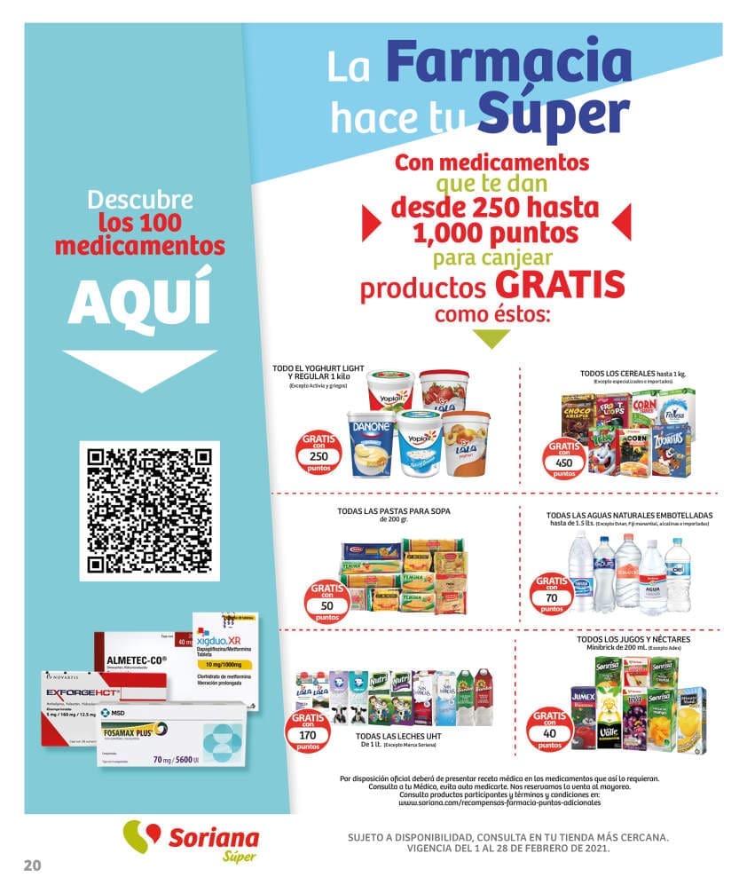 Soriana Super Folleto Farmacia Todo para tu Salud Febrero 2021 44