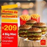 Cupones Martes de McDonalds 16 Febrero de 2021