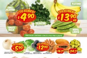 Ofertas Mi Tienda del Ahorro frutas y verduras del 23 al 25 de febrero 2021