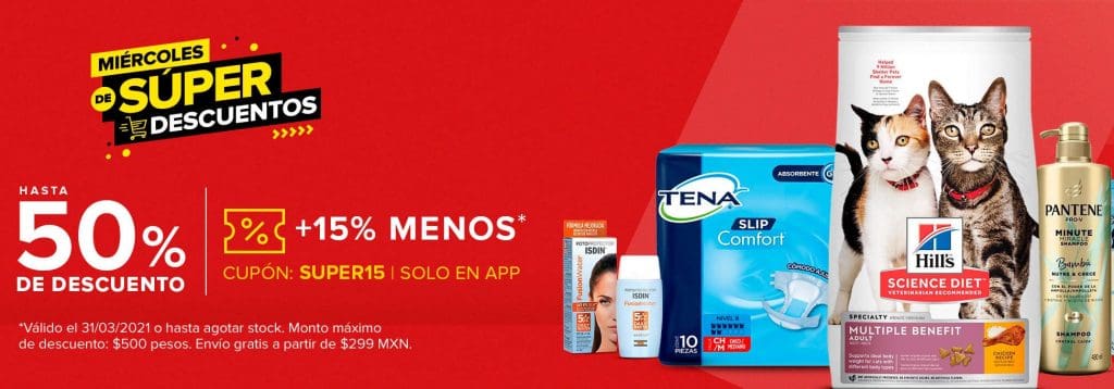 Cupón Mercado Libre: 15% de descuento en supermercado