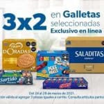 Promoción Sams Club: 3x2 en Galletas seleccionadas del 24 al 28 de marzo de 2021