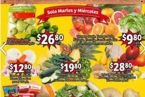 Ofertas Soriana Mercado frutas y verduras 16 y 17 de marzo 2021