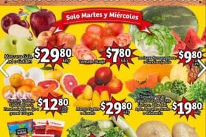 Folleto Soriana Mercado frutas y verduras 9 al 11 de marzo 2021