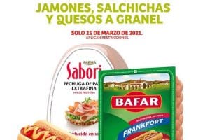Soriana: 15% de descuento en jamones, salchichas y quesos a granel