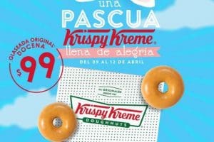 Promoción Pascua Krispy Kreme docena de Donas Glaseada a $99