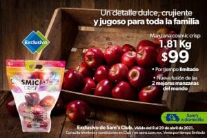 Sams Club: Carnes frutas y verduras al 29 de abril 2021