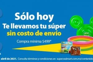 Walmart: Envío gratis Súper Jueves 1 de Abril 2021