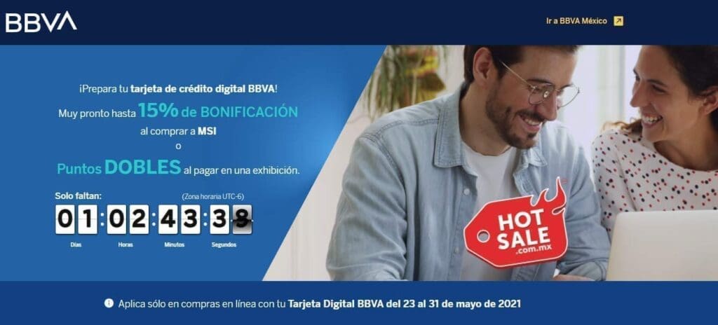 BBVA Bancomer Hot Sale 2021: 15% de bonificación o puntos dobles