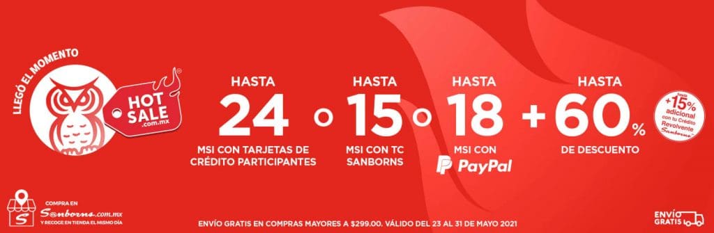 Ofertas Sanborns Hot Sale 2021: Hasta 60% de descuento