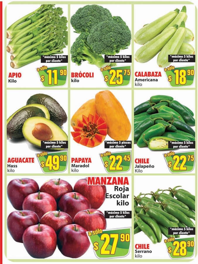 Ofertas Casa Ley frutas y verduras 29 y 30 de junio 2021 3