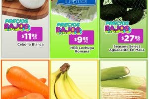 Ofertas HEB frutas y verduras del 29 de junio al 5 de julio 2021