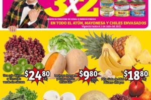 Folleto Soriana Mercado frutas y verduras 29 de junio al 1 de julio 2021