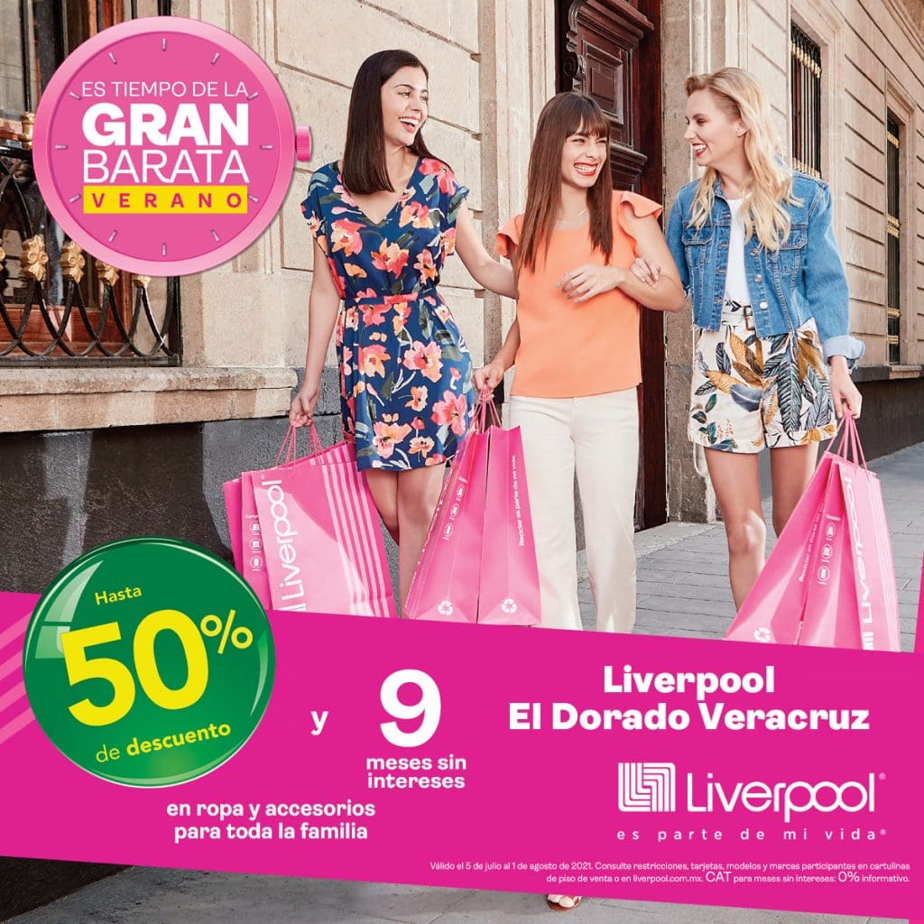 Liverpool Gran Barata de Verano 2021: Segundas Rebajas hasta 50% de  descuento