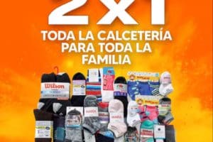 La Comer Temporada Naranja 2021: 2×1 en calcetería para toda la familia