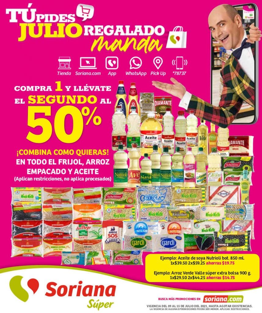 Folleto Soriana Súper Julio Regalado 2021 del 9 al 15 de julio 22