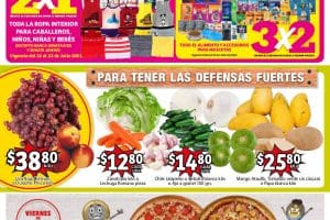 Soriana Mercado: frutas y verduras fin de semana 16 al 19 de julio 2021