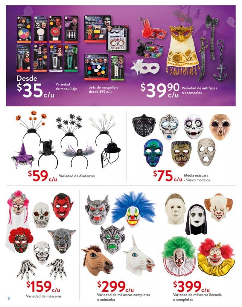 Folleto Walmart Halloween del 15 de octubre al 7 de noviembre 2021 1
