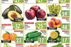 Folleto Casa Ley frutas y verduras 26 y 27 de octubre 2021