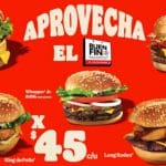 Promociones Burger King Buen Fin 2021: hamburguesas desde $45