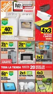 Folleto Home Depot Buen Fin 2021 ofertas y promociones