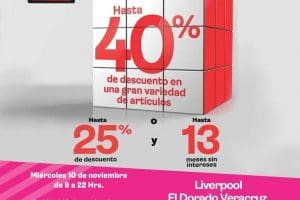 Promociones Liverpool Buen Fin 2021: hasta 40% de descuento