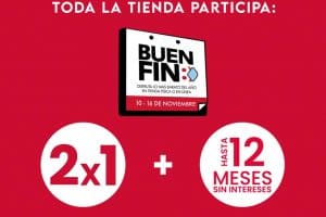 Ofertas Ferrioni Buen Fin 2021: 2×1 en ropa  + 12 meses sin intereses