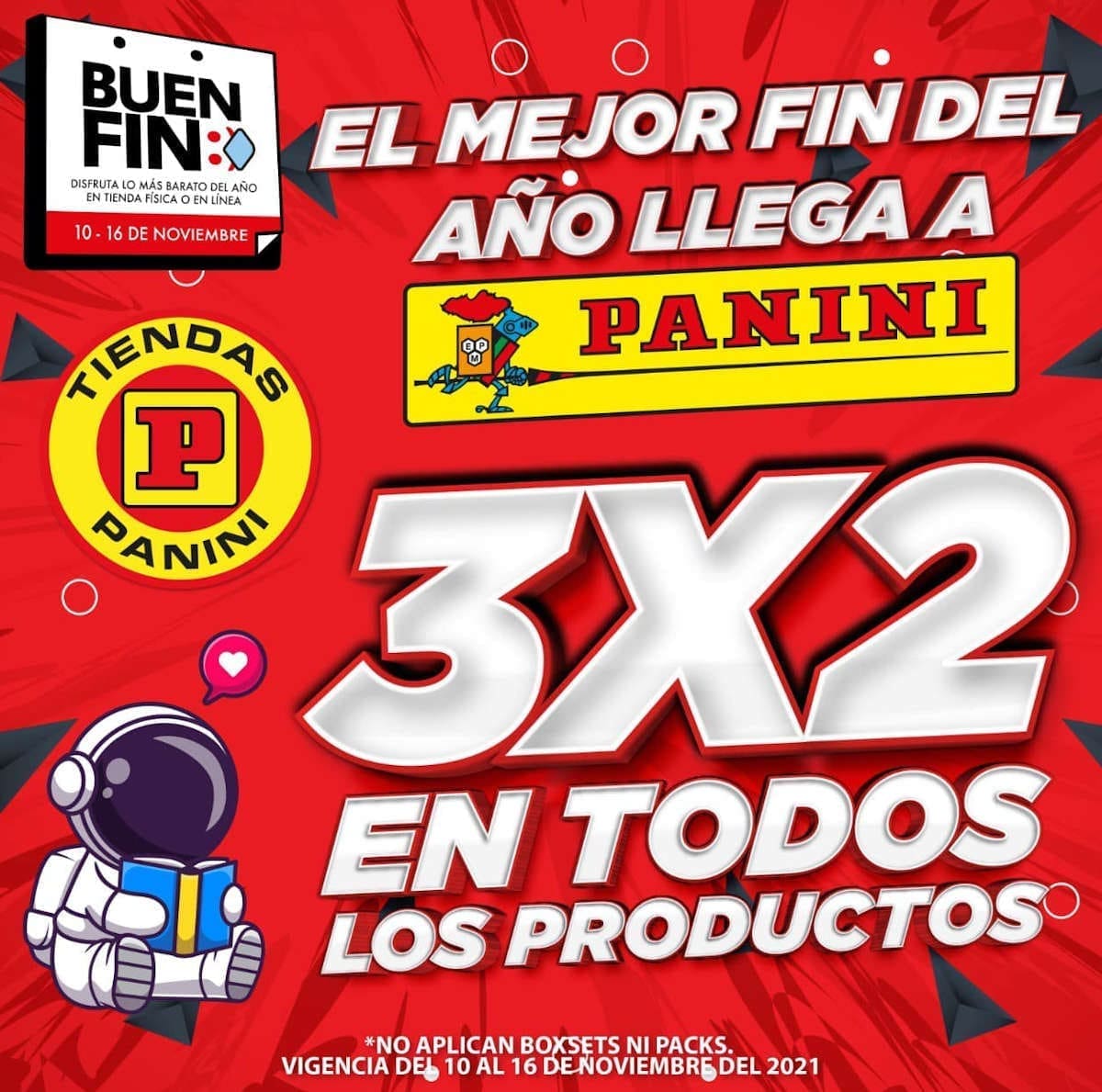 Promociones Panini Buen Fin 2021: 3x2 En Todos Los Productos