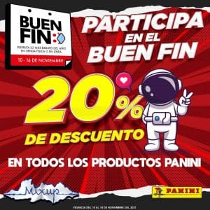 Promociones Panini Buen Fin 2021: 3x2 en todos los productos 3