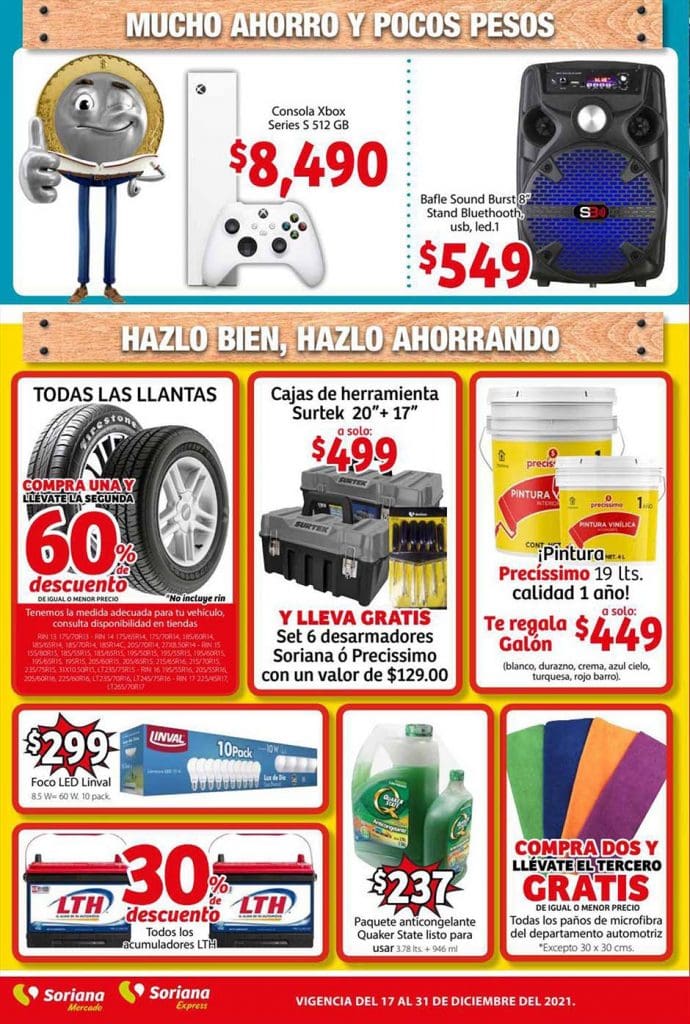 Folleto Soriana Mercado Navidad ofertas al 31 de diciembre 2021 14