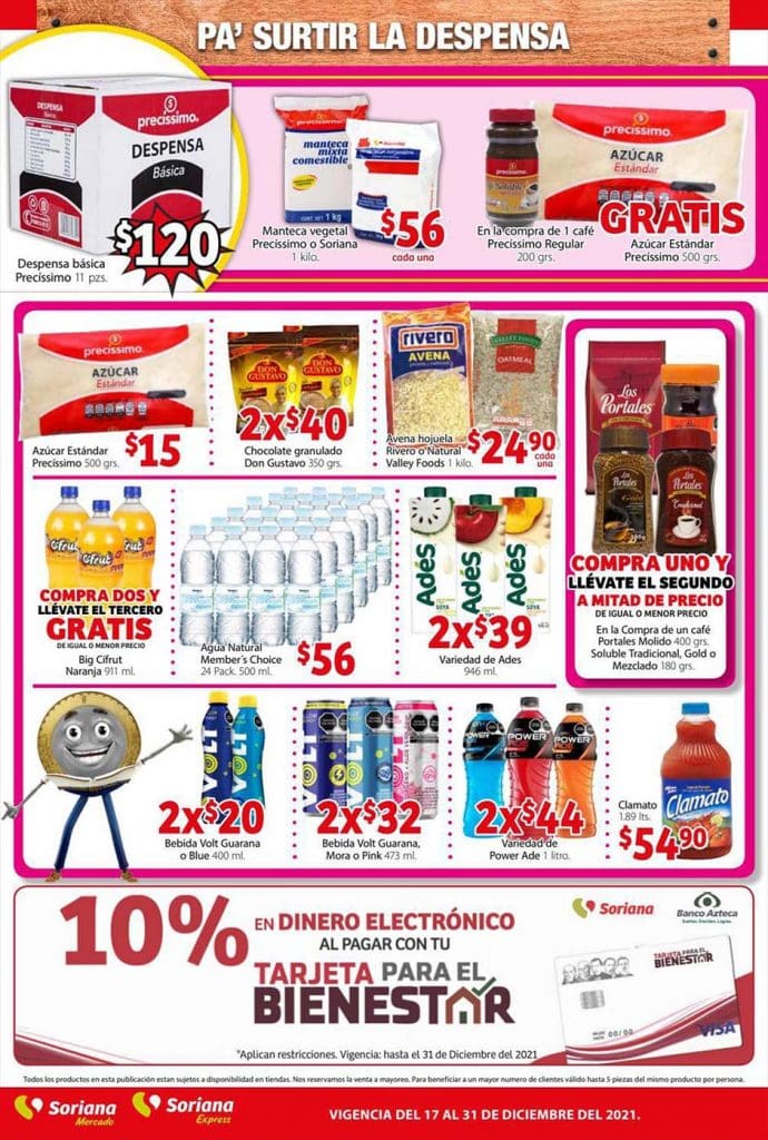 Folleto Soriana Mercado Navidad ofertas al 31 de diciembre 2021 2