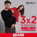 Sears: 3×2 en ropa interior, ropa de dormir y calcetines al 26 de diciembre