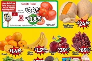 Folleto Soriana Mercado frutas y verduras 14 y 15 de diciembre 2021